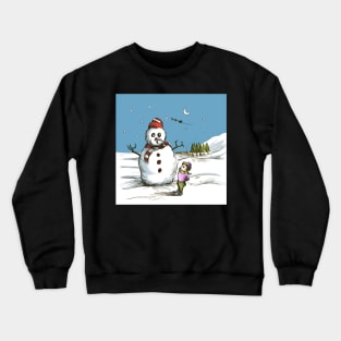 The snowman Crewneck Sweatshirt